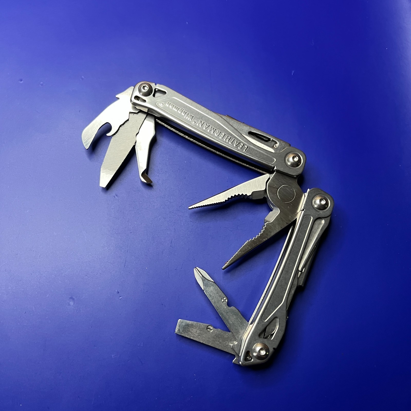 Leatherman Stainless Steel Wingman Multi Tool Scissors Knife Plier