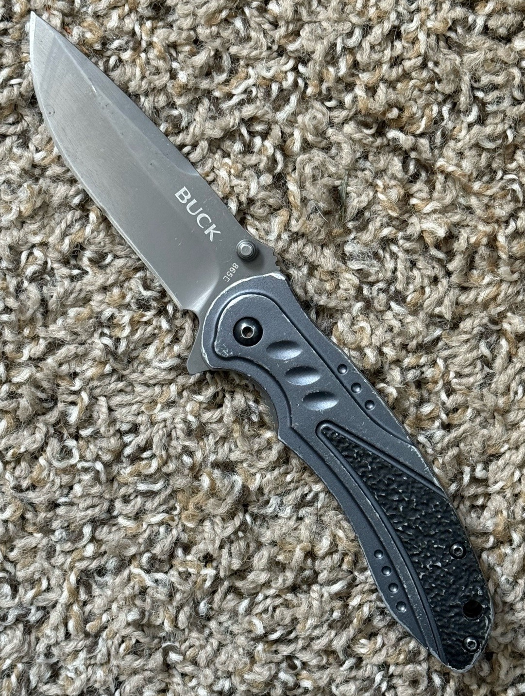 Buck Trigger 865 Liner Lock Folding Flipper Pocket Knife Aluminum – Discontinued