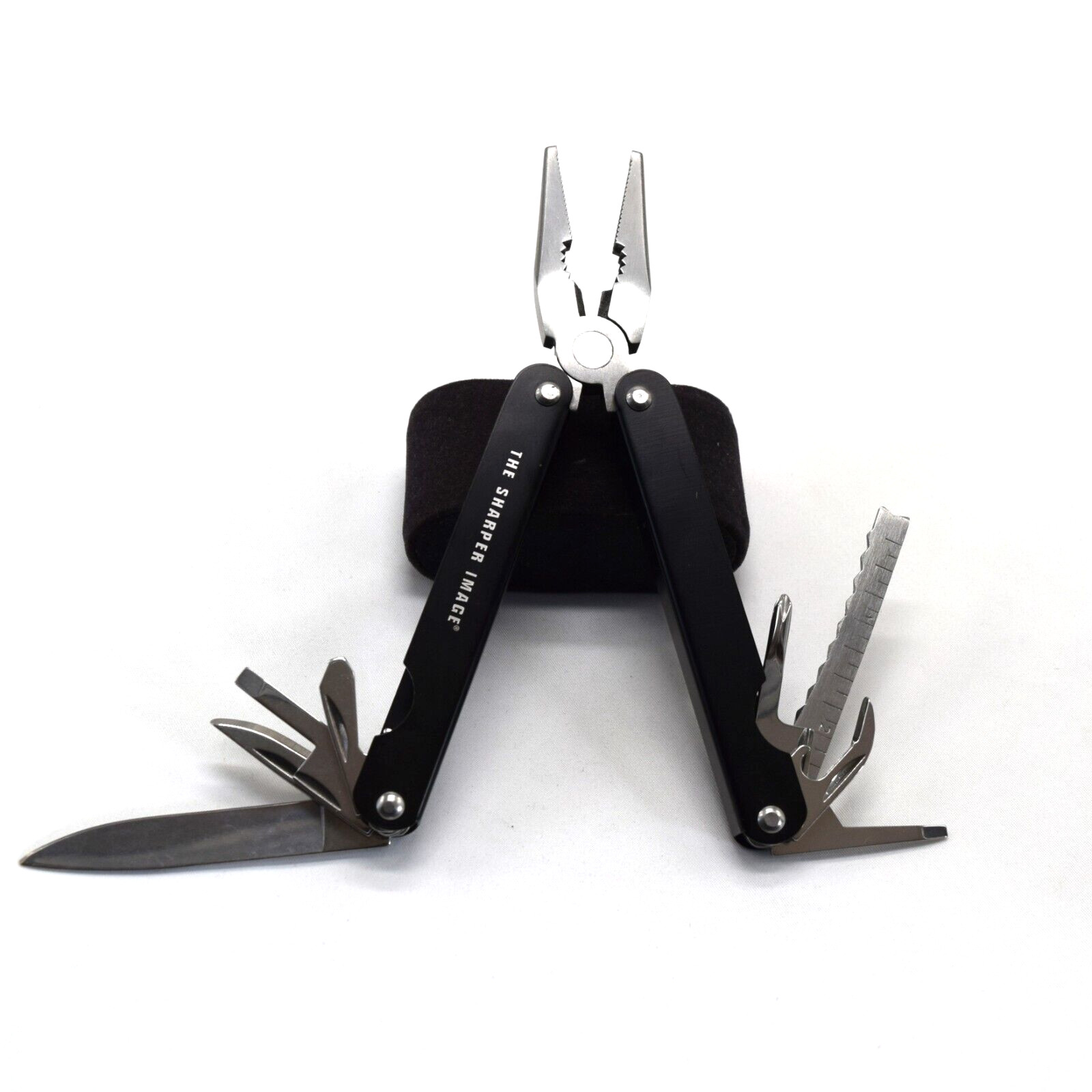 Minty Sharper Image Black Handle Heavy Duty Pliers Multitool