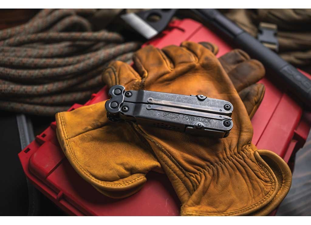 SOG SOG-B63N-CP Powerlock EOD V-Cutter Multi-Tool Black Oxide w/Nylon Sheath