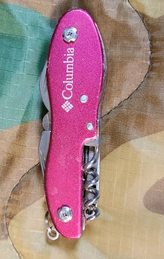 Columbia Red Multi Tool For Hunting Fishing And Camping