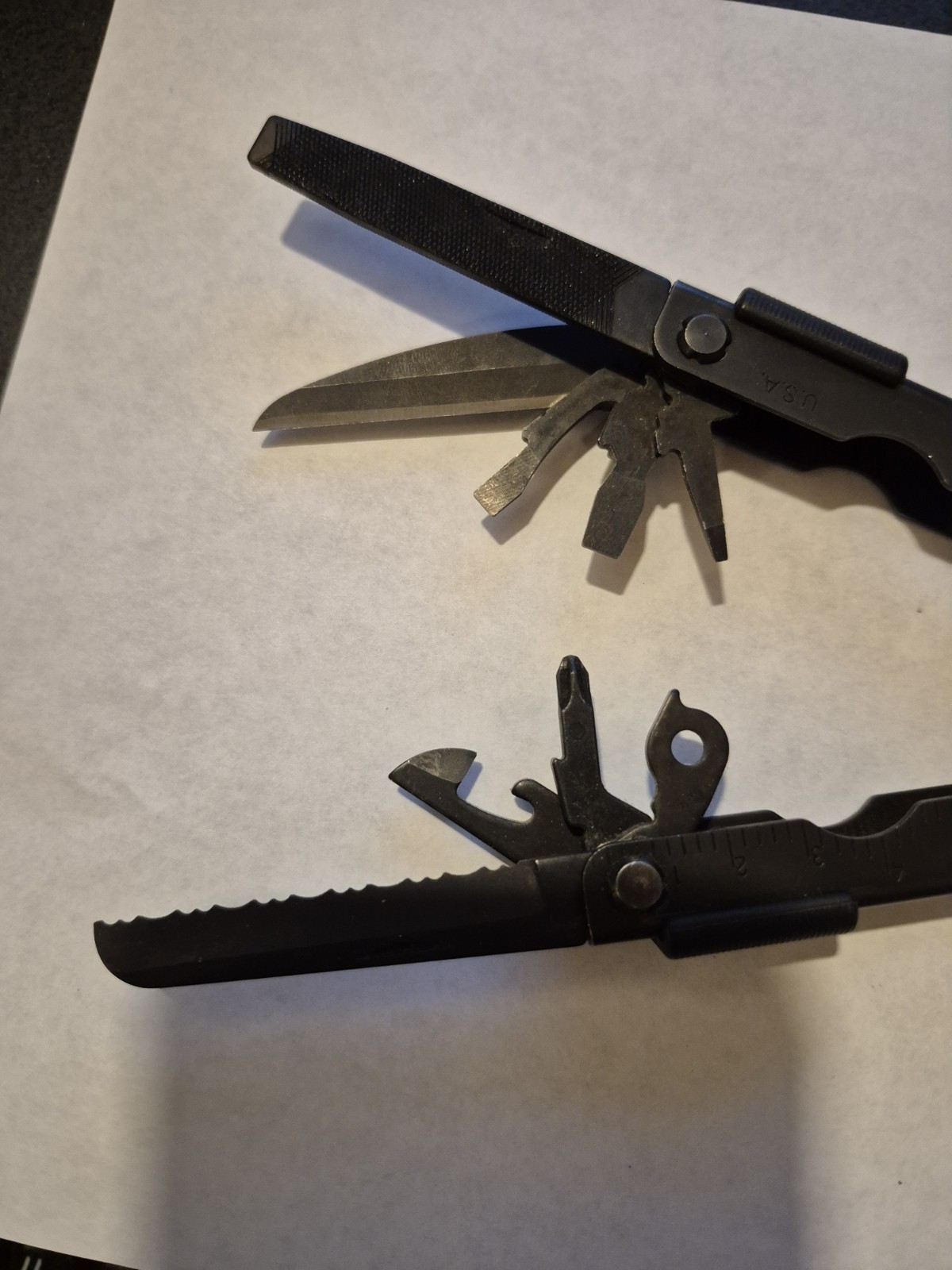 MILITARY ISSUE GERBER BLACK OXIDE MP600 NEEDLE NOSE PLIERS MULTI-TOOL