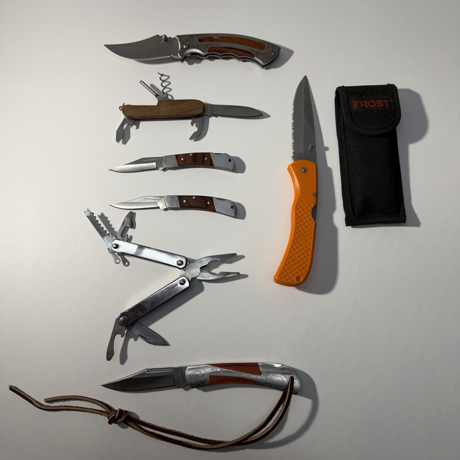 7 Folding Pocket Knives Folding Pliers Multitool