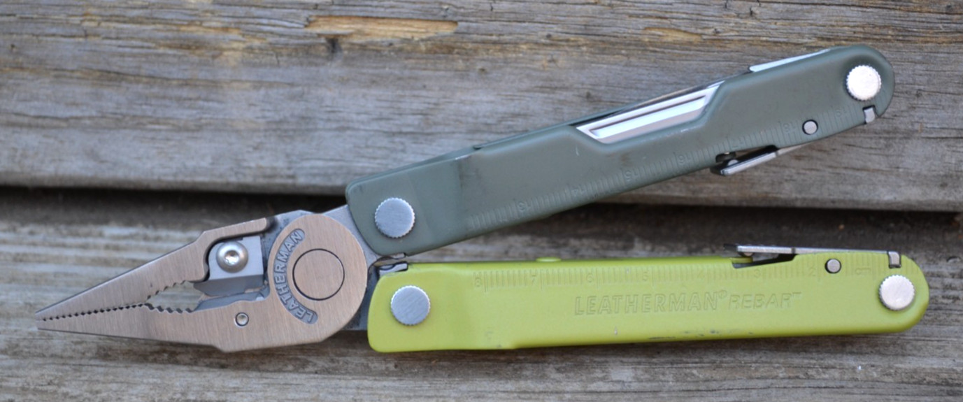 OEM Leatherman Rebar Mossy Slate Multi-Tool Knife Pliers & Other Tools — Great