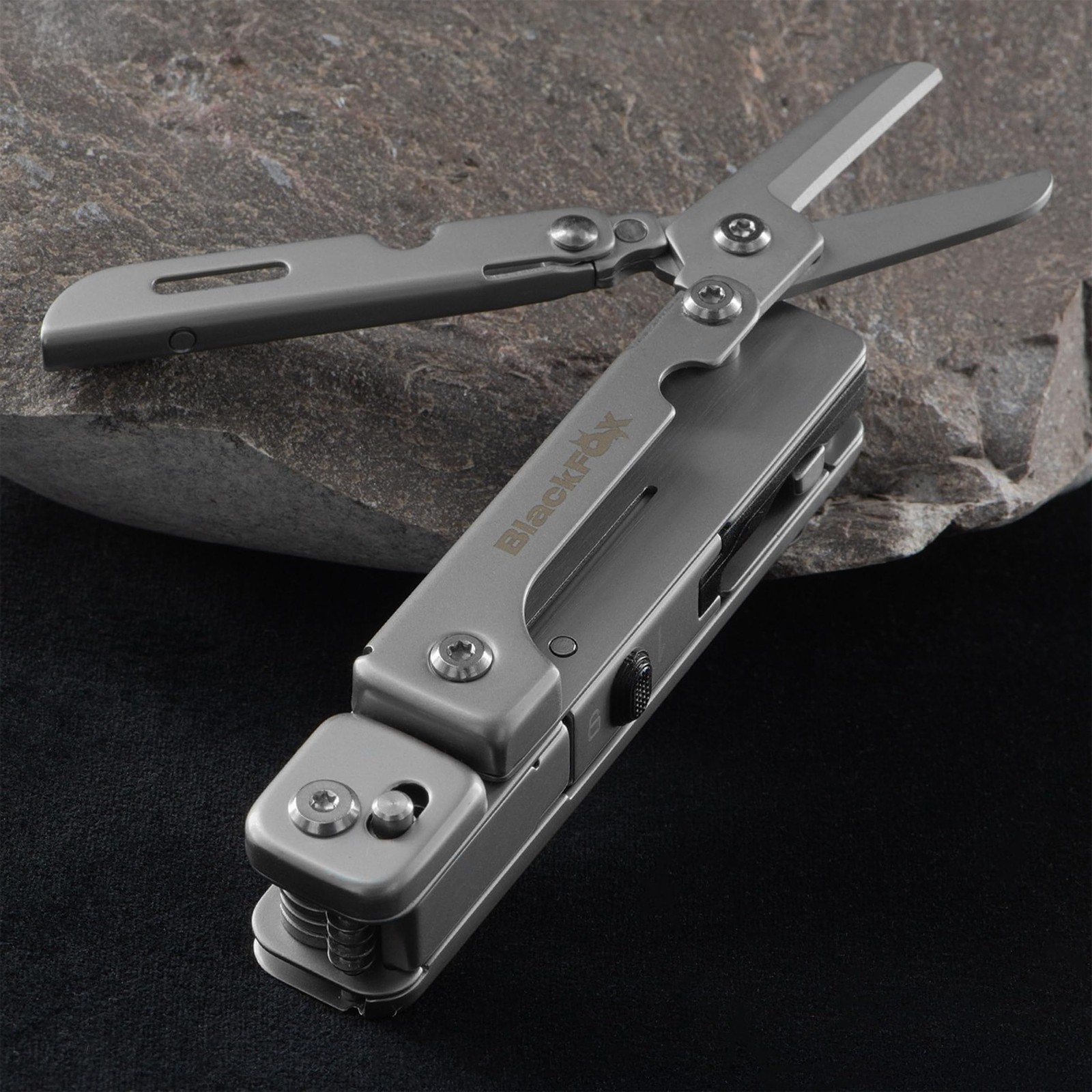 BlackFox Solver BF-207 Multi Tool 13-in-1 Stainless Steel EDC Heavy Duty Pock…