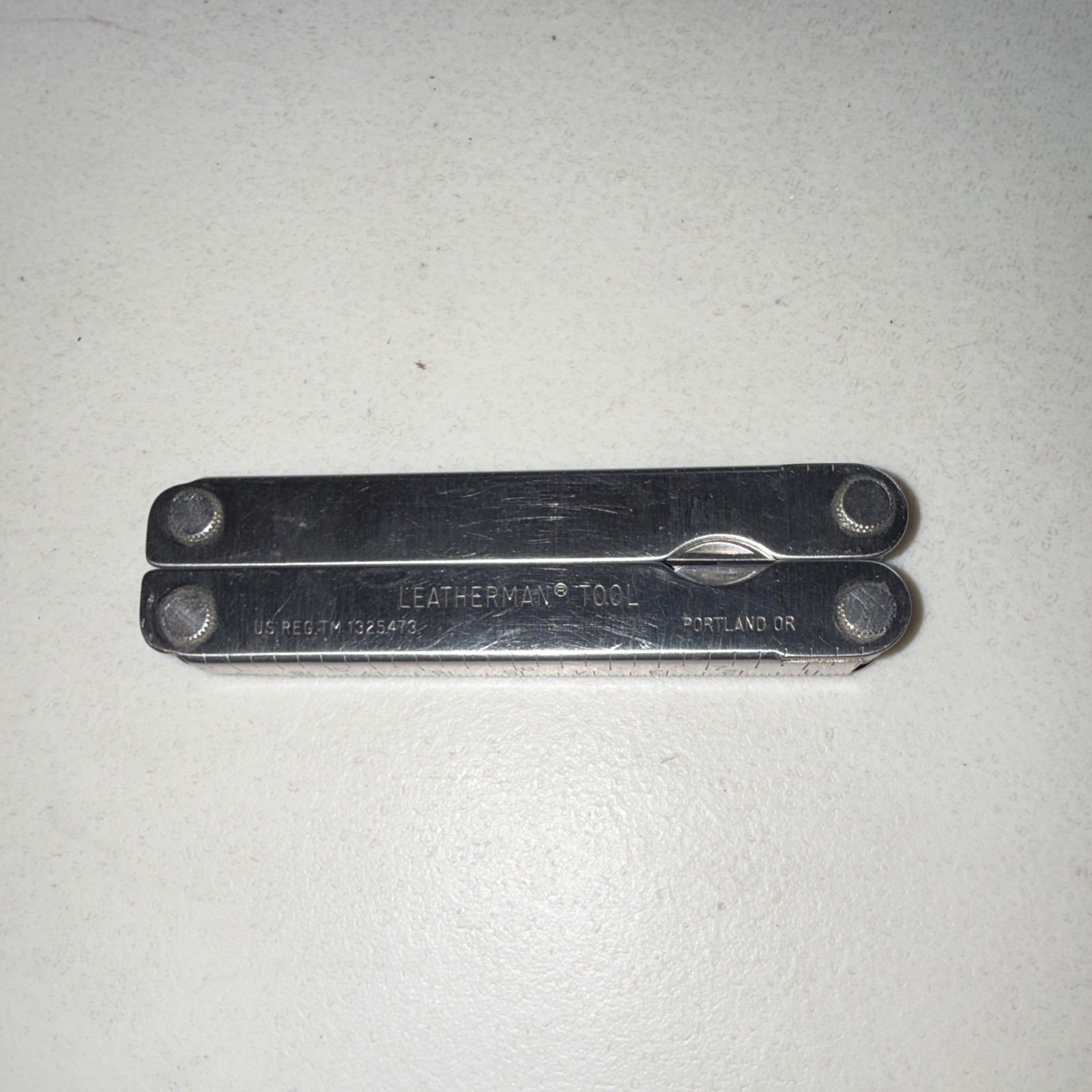 Leatherman Pocket Survival Tool Multi-Tool Pliers Knife File w/ Leather Sheath