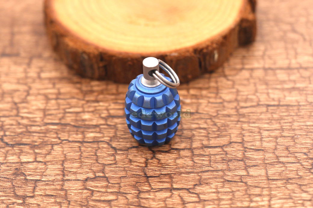 Titanium TC4 Parachute Cord Tool Lanyard DIY Bead Key Chain Pendant DZ-BBT EDC