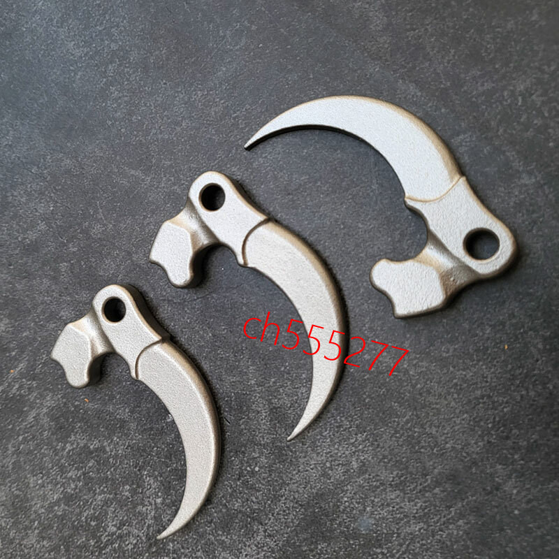 Stainless Steel Keychain Eagle Claw Necklace Pendant Bead Unpacking Box Tool