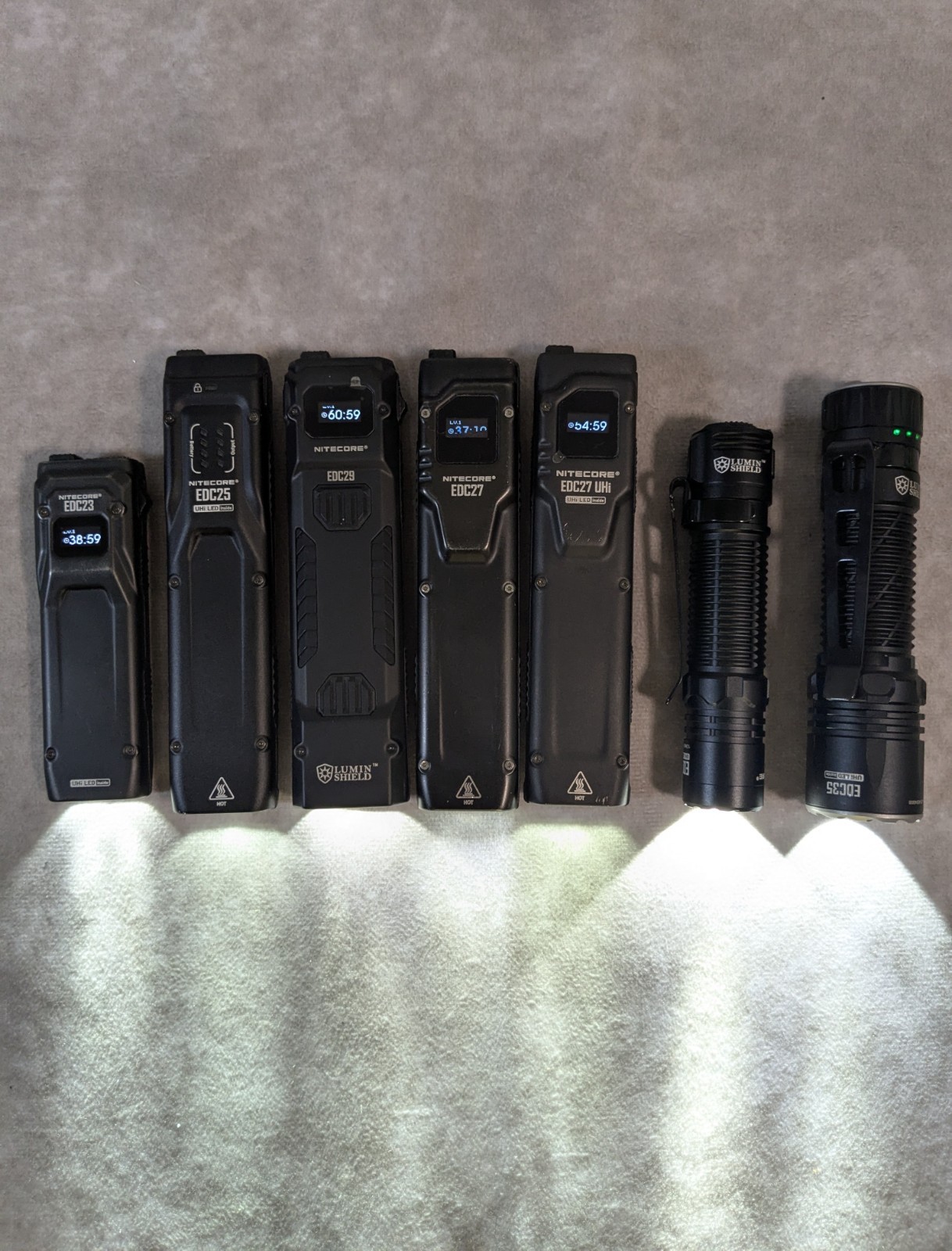 Nitecore Flashlight Bundle EDC29 EDC35 EDC31 EDC27 UHi EDC27 EDC25 EDC23