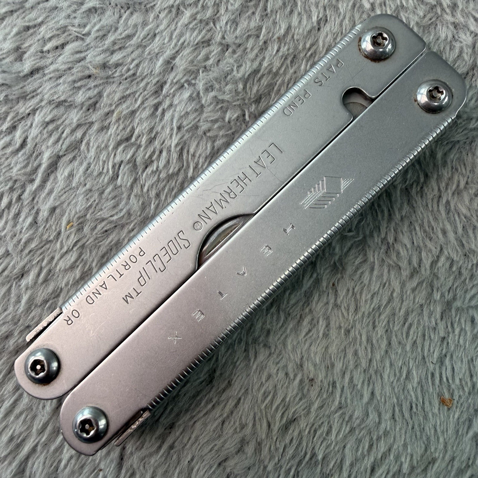 Vtg Leatherman Sideclip 0298 1998 Early Production “Heatex” Multitool EXC B550