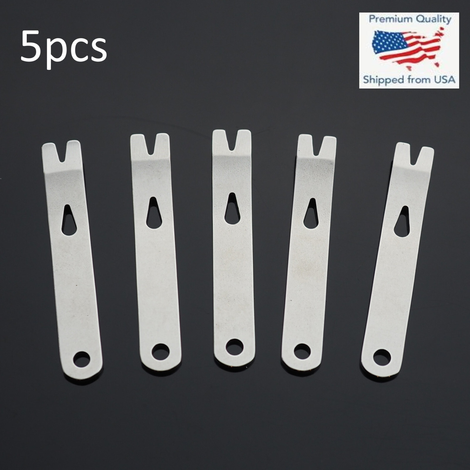 5 PCS Gear Mini Crowbar Pocket Pry Bar Keychain Multi Tool Survival Scraper EDC