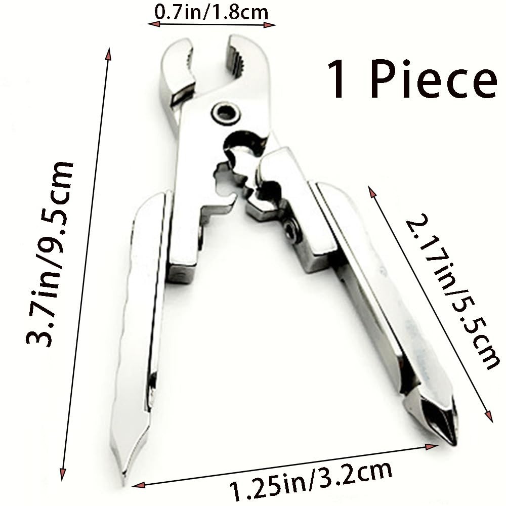 Stainless Steel Folding Maintenance Multifunctional plier,Portable Key Chain …