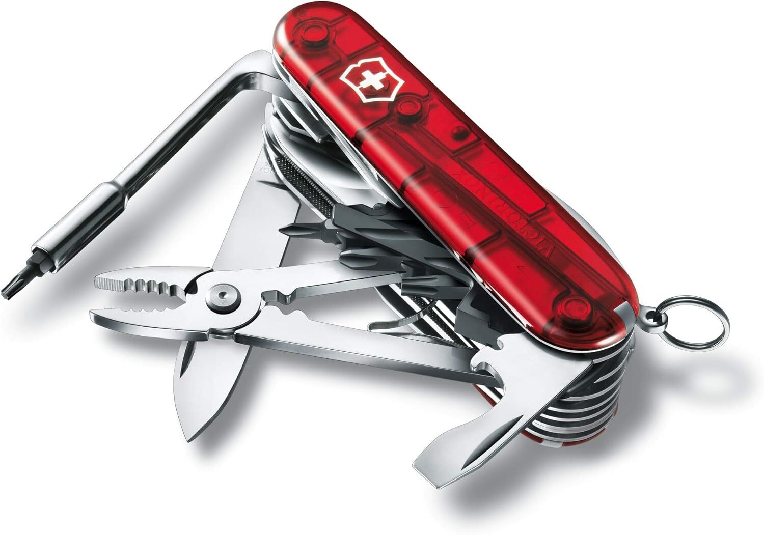 Victorinox Cybertool 34 Swiss Army Knife Translucent Red Multi-Tool New Japan