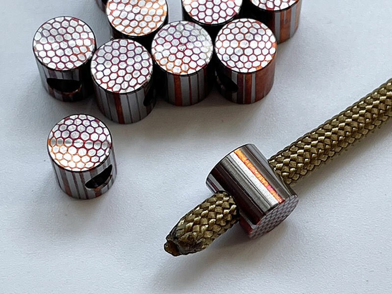 EDC TITANER Superconductivity Knife DIY Cool Lanyard Bead Umbrella Rope Pendant