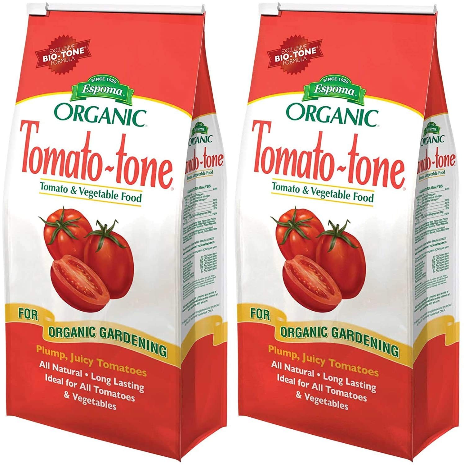 Espoma Tomato-Tone Organic Fertilizer – 2 Pack, 4 lb. Bag Each, Perfect for T…