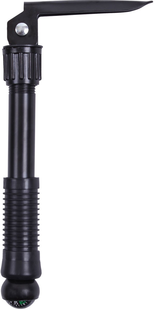 Black 5-In-1 Multi Purpose Camping Tool Emergency – Shovel Saw Axe Pick Compass