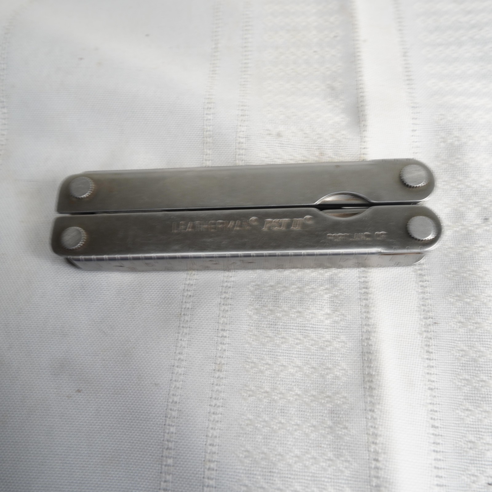 Vintage Leatherman PST II Multi-Tool Stainless Pliers Knife USA Belt Sheath EDC