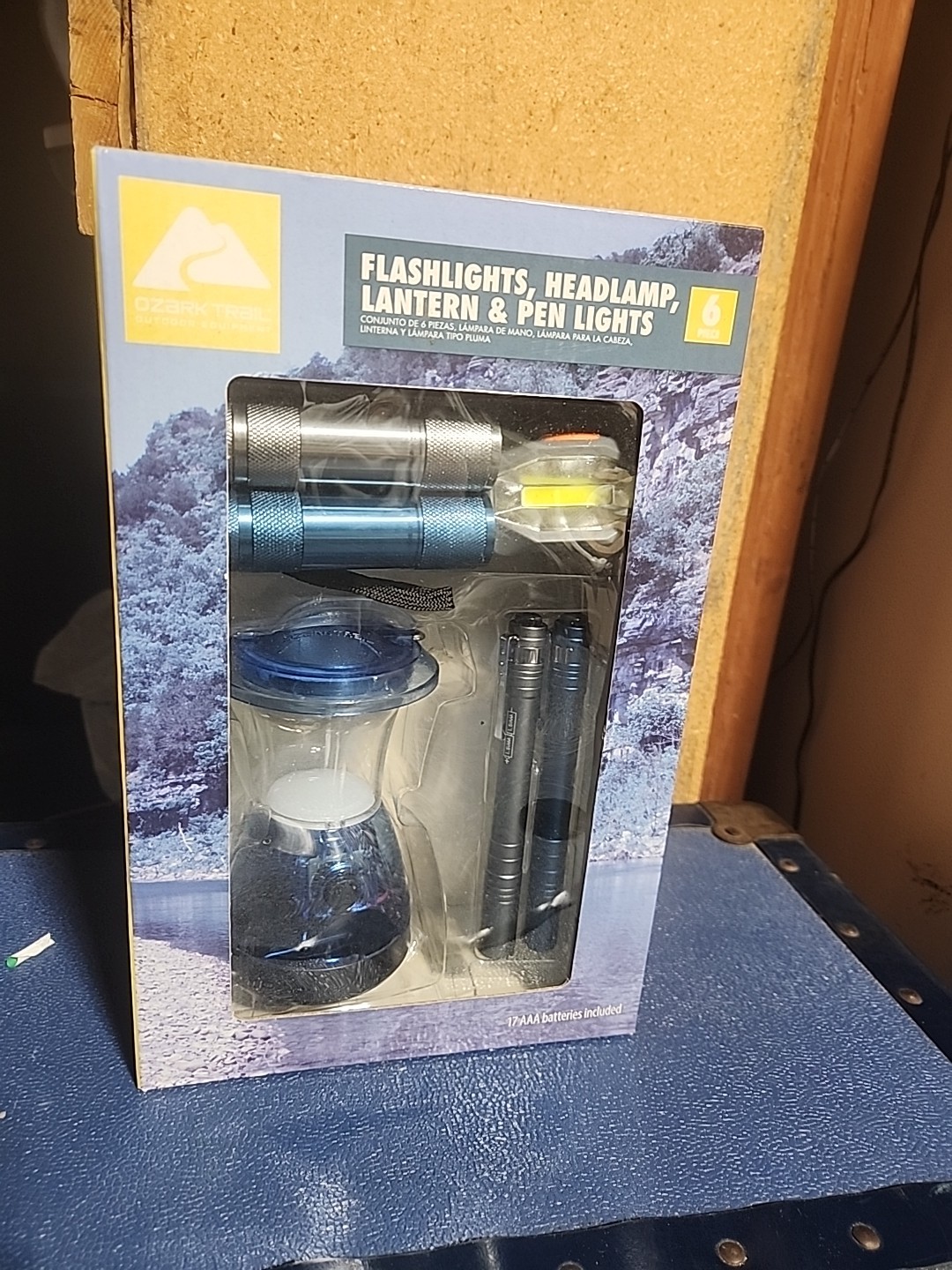 Ozark-Trail Outdoor 6-Piece Set LED Camping Hiking Hunting Light Combo Pack NEW