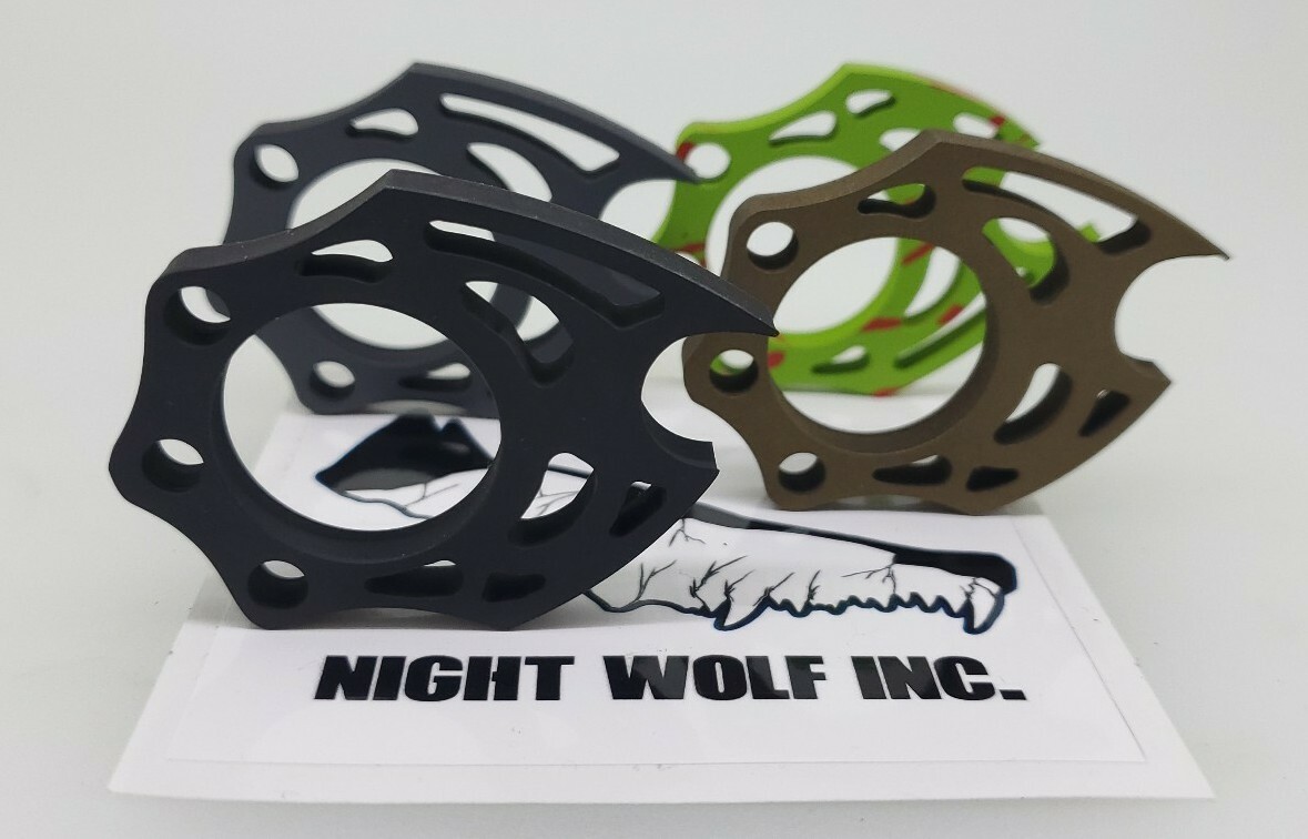 Nightwolf USA Carbon Steel EDC Tool cerakote Tactical Predator 🇺🇸 CNC 4140