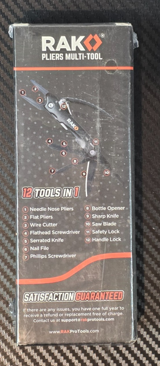 RAK Pro Tools Pliers Multitool Cool Unique Gifts For Dads Who Have Everything