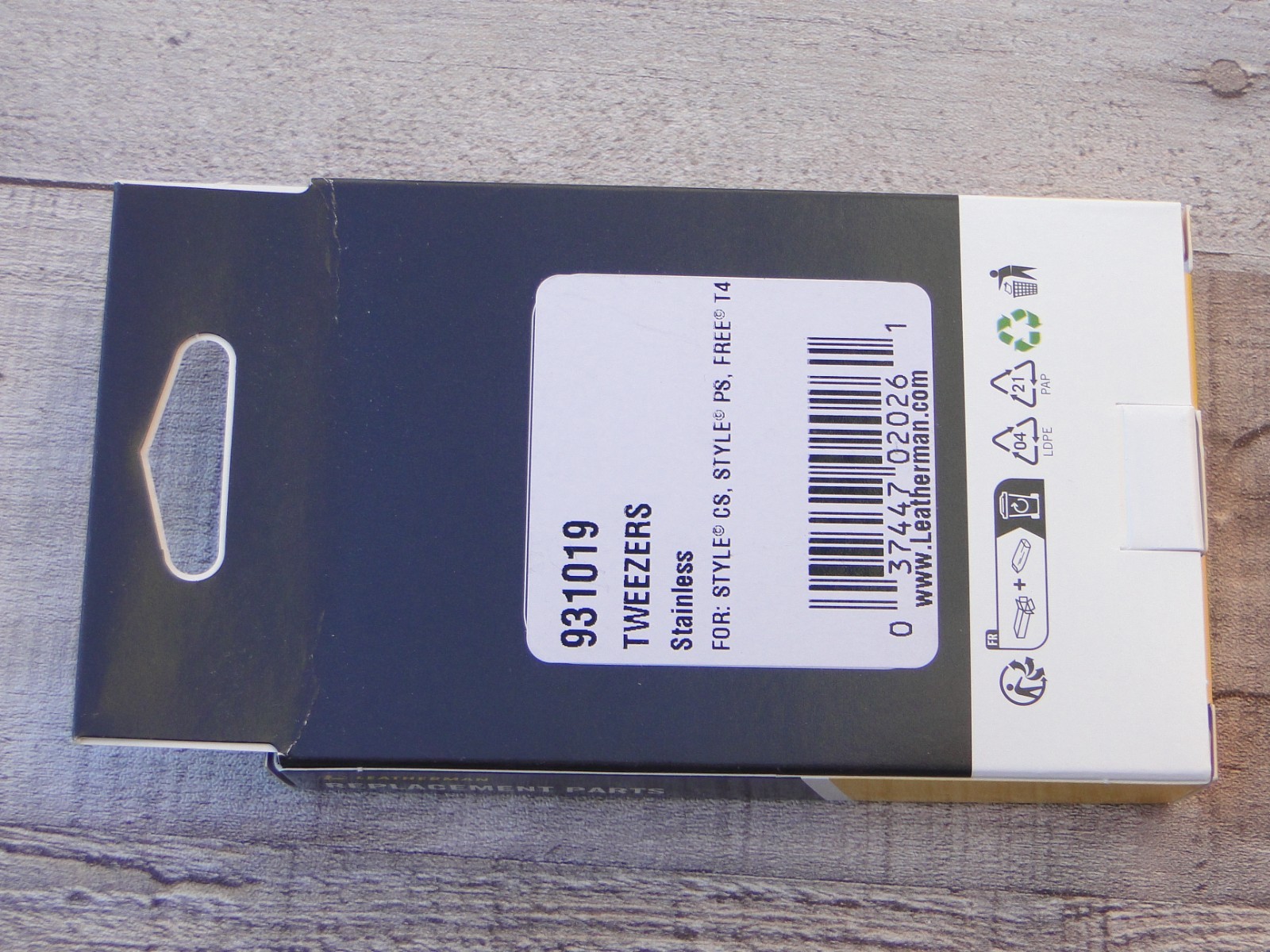 Leatherman® Tweezers Replacement for Style® CS & Style® PS & Free® T4 #931019