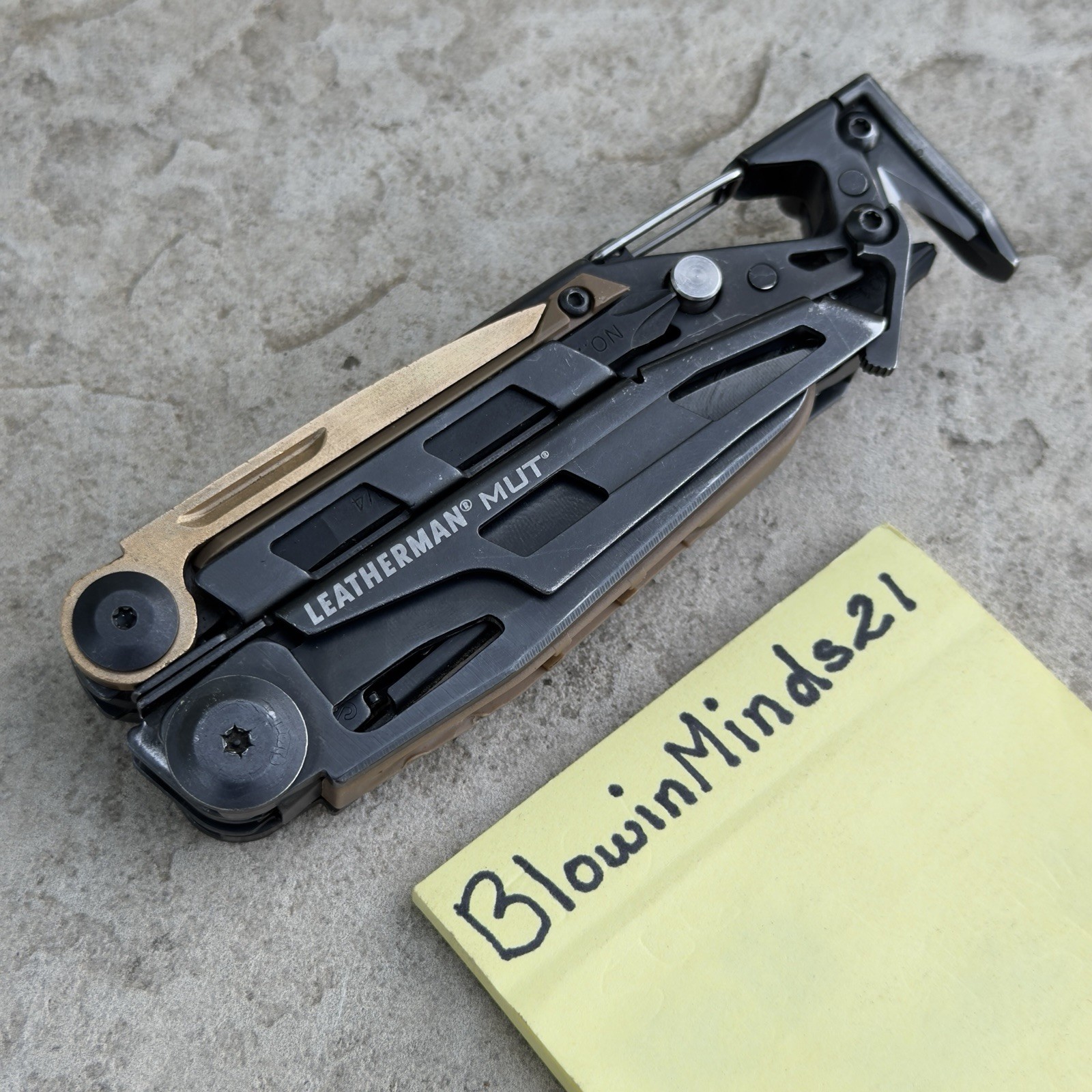 Leatherman MUT EOD Black multi tool Brown/Tan