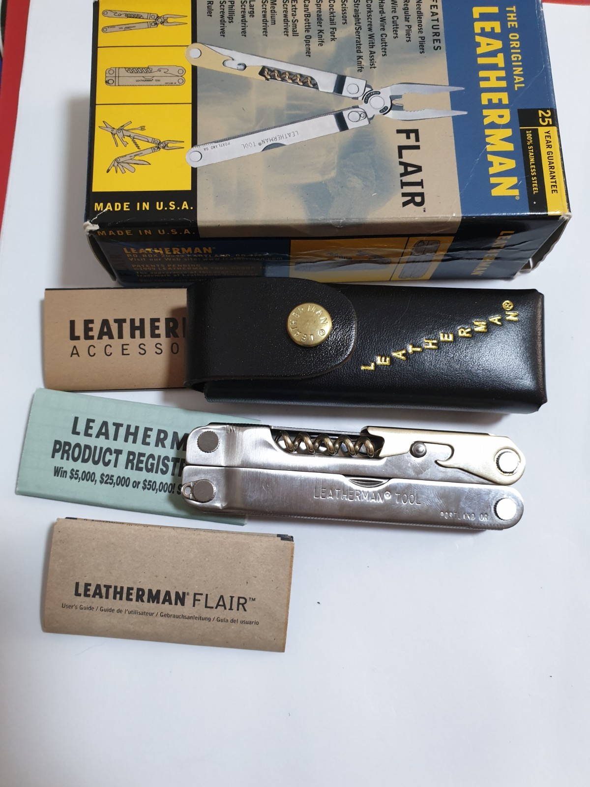 🔥🔥🔥 Leatherman Flair Rare Retired Multi Tool Collectable New In Box