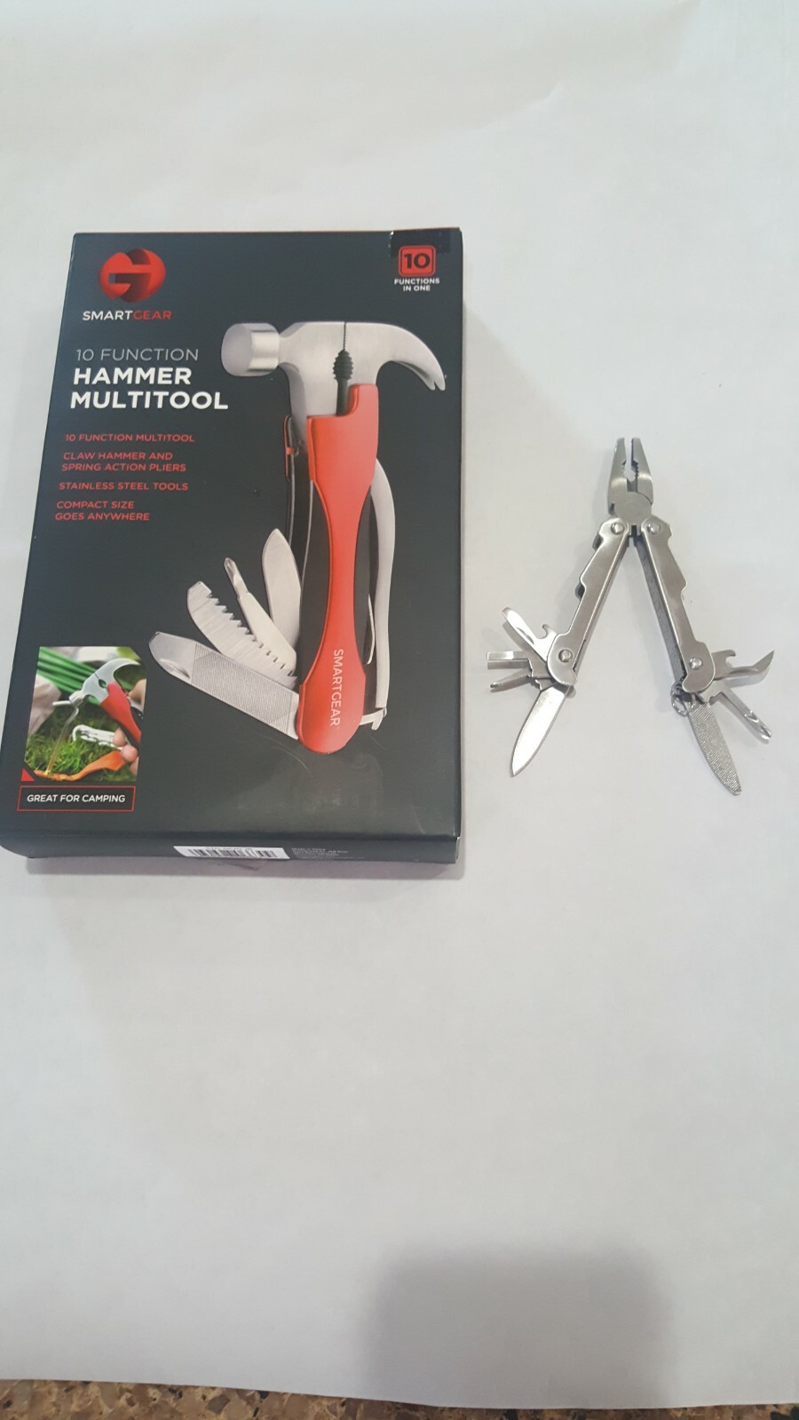 NEW SMARTGEAR 10-FUNCTION HAMMER MULTI-TOOL PLUS USED WINCHESTER MULTITOOL
