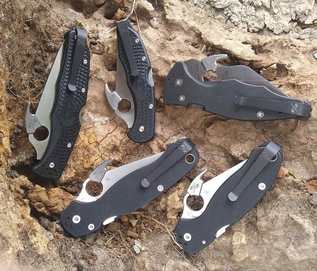 Aluminium Alloy Quick Open Hook for Spyderco Delica C11
