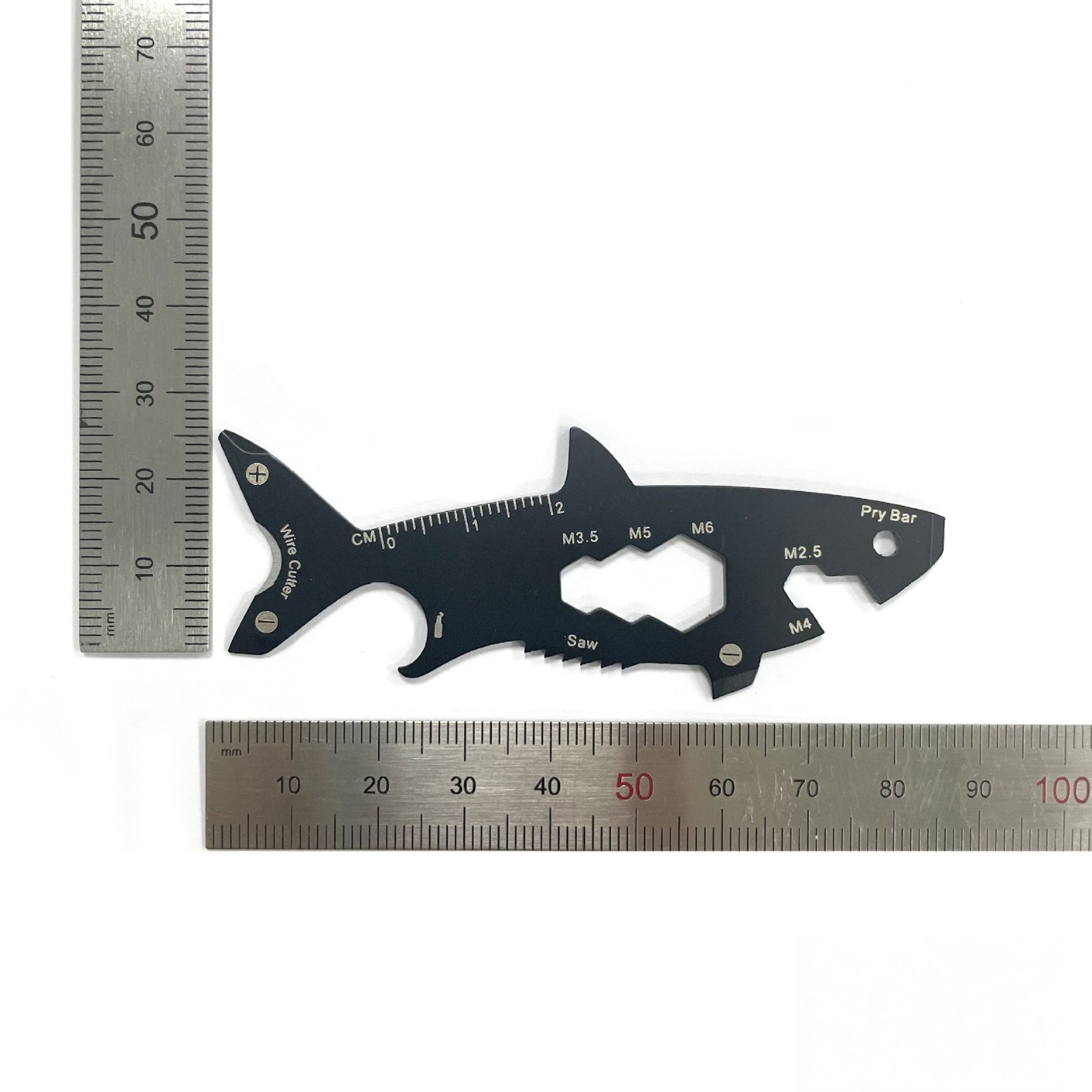Multitool Pocket Tool 15-in-1 Multi-tool Outdoor Sports Shark Gift Keychain