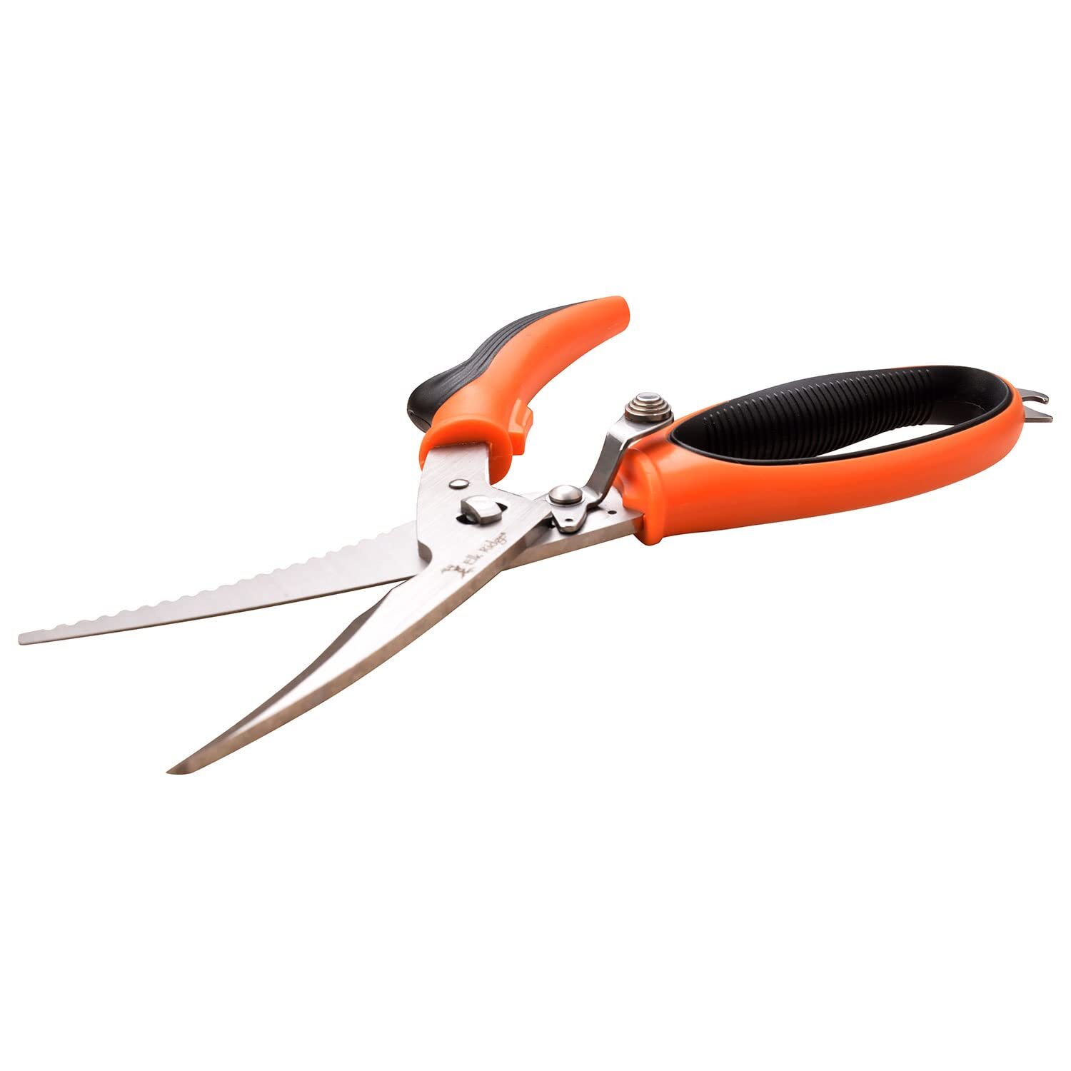 Elk Ridge – Outdoors TREK Shears – Spring Loaded Handle, Bottle Opener, Scaler,