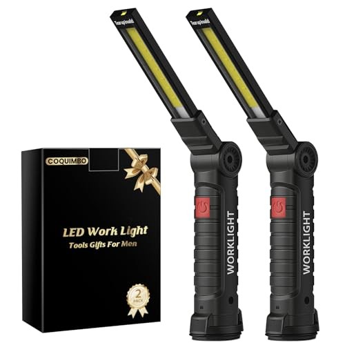 LED Work Light BBQ Grill with Magnetic Base Hook Rotate Mechanic Flashlight