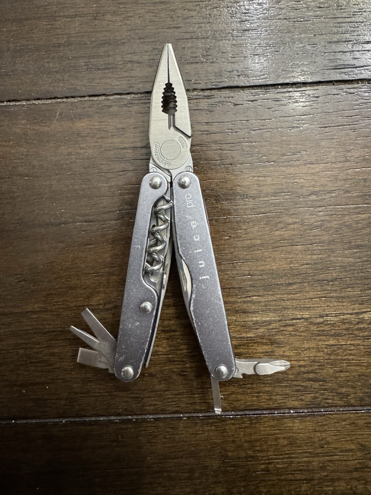 Leatherman Juice Pro Storm Gray Multi-Tool with Bit Adapter