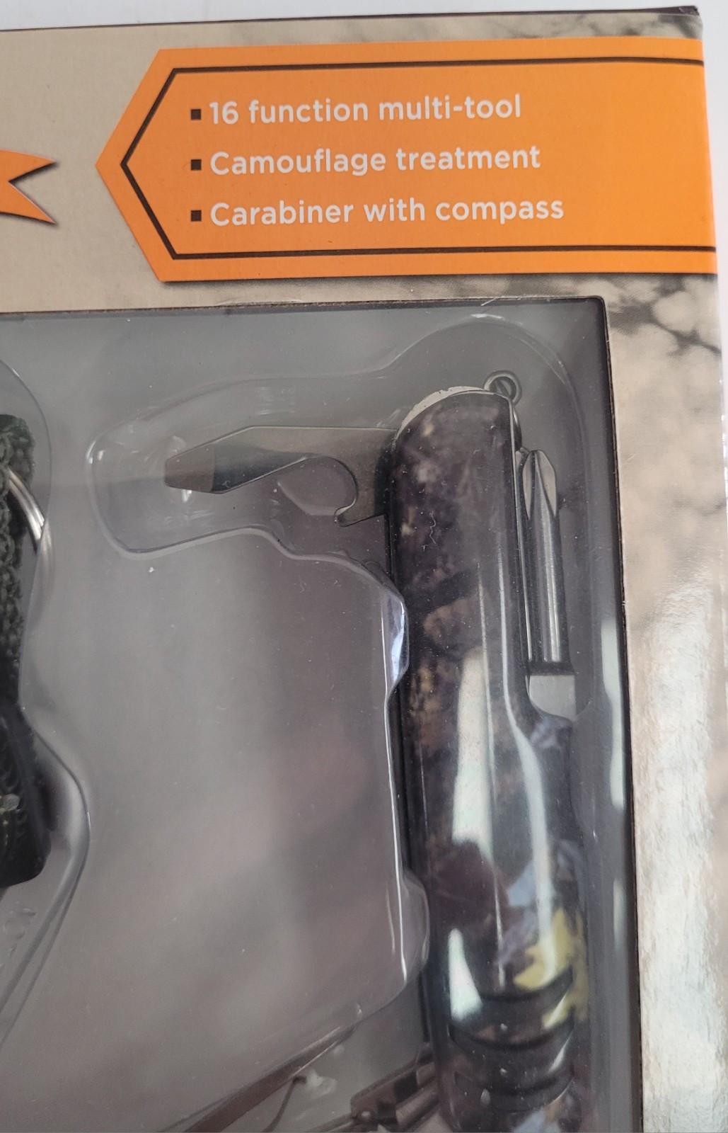 Outdoor Gift Set Outdoors by Totes, 16 Function Multi-tool, Camouflage, Compass