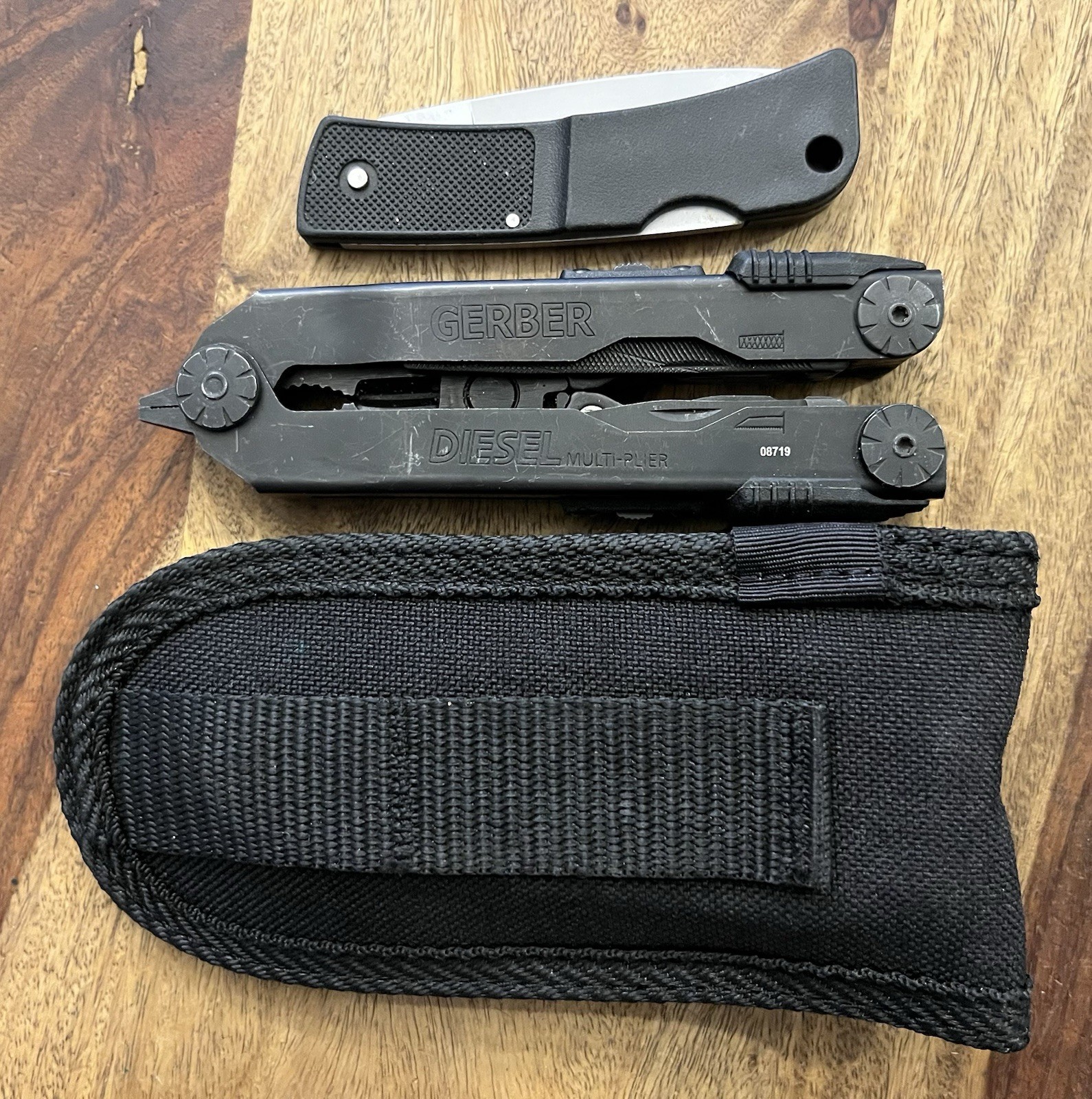 Gerber Multi Tool DIESEL SUPER Nice! w/Gerber Sheath & LST Knife (Lot Of 2)