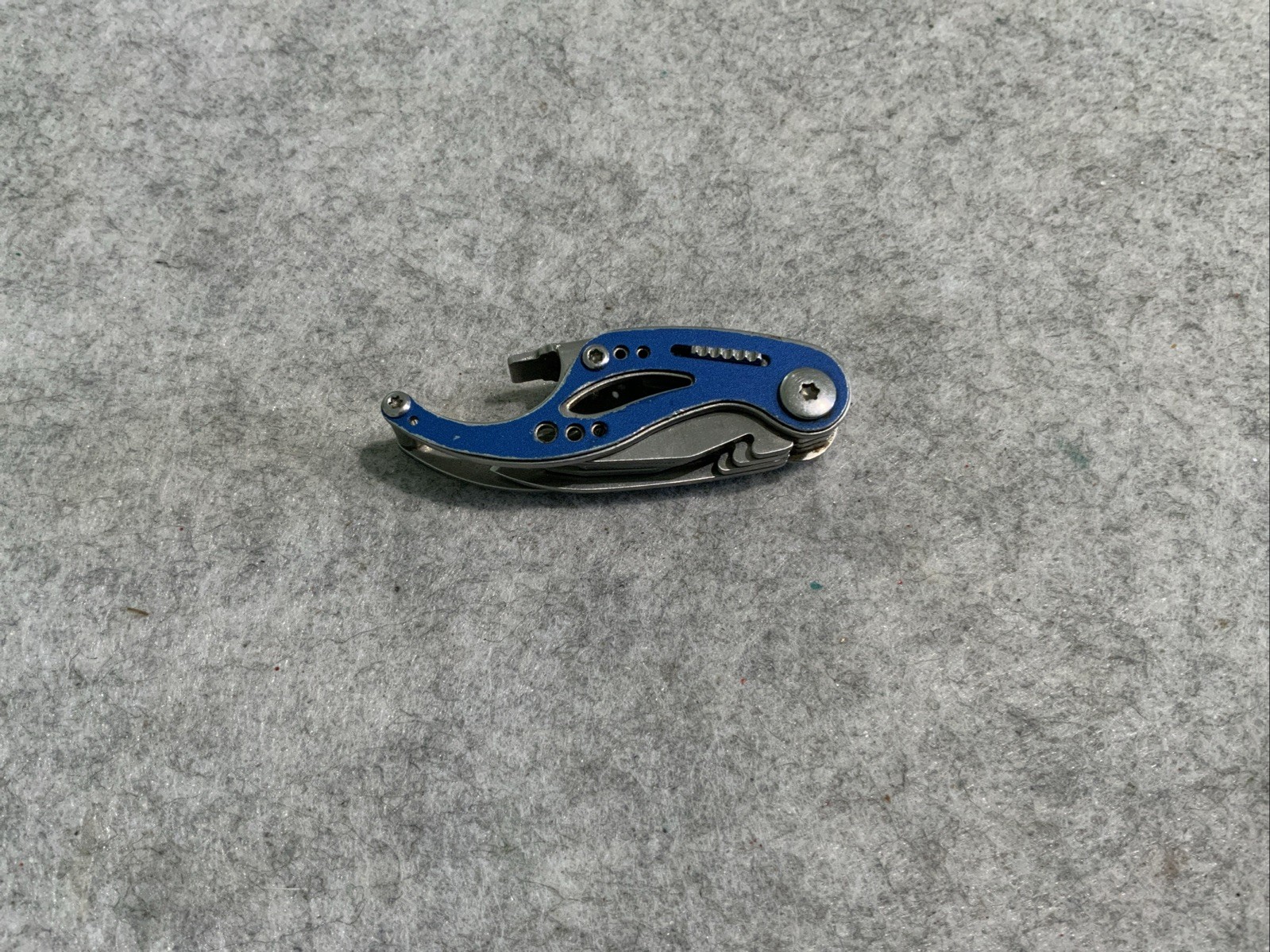 Gerber Curve Multi Tool Blue Knife File Flathead
