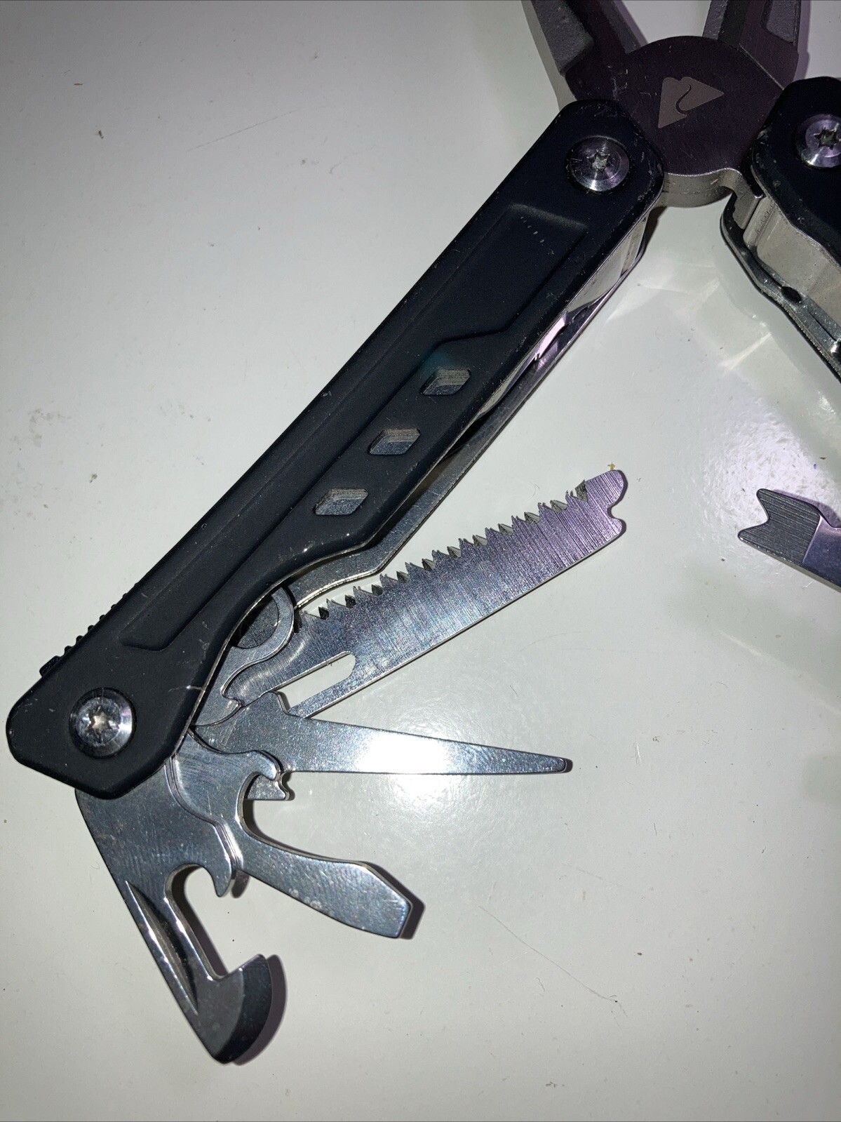 Multi Tool Pliers Ozark Trail Wire Cutter, Saw, Knife Black