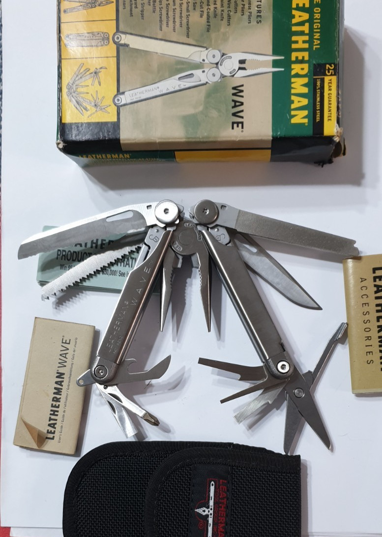 🔥🔥 Leatherman Original Wave OG New Retired Very Rare Box Collectable Pat Pend