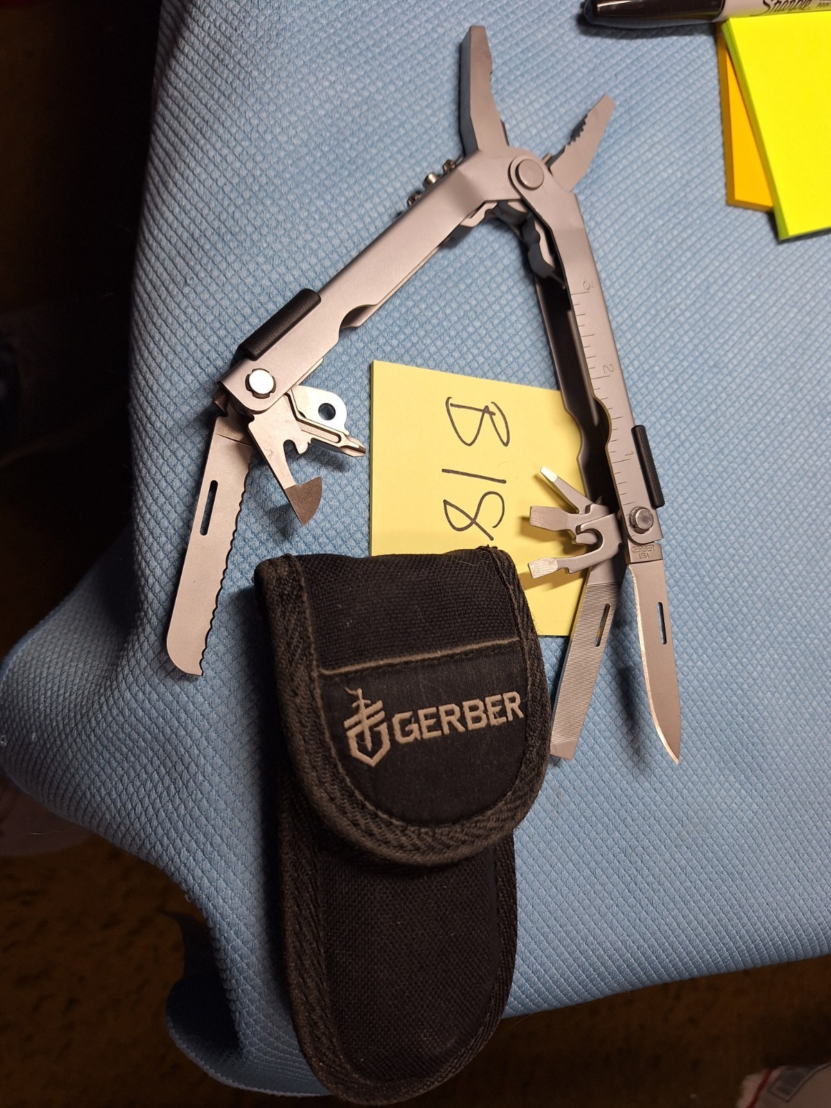 1 GERBER Blunt Nose Multi Tool U.S.A. EXCELLENT lot B18
