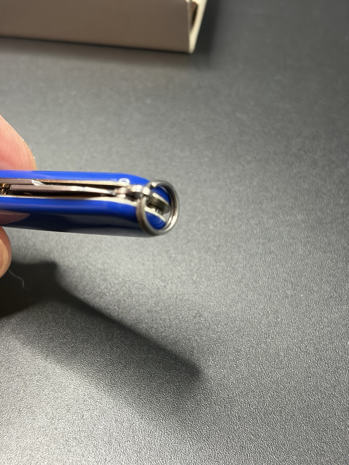 Swiss Army Victorinox Blue 58mm Small/Mini/Keychain/Multitool/Box/5 Tools