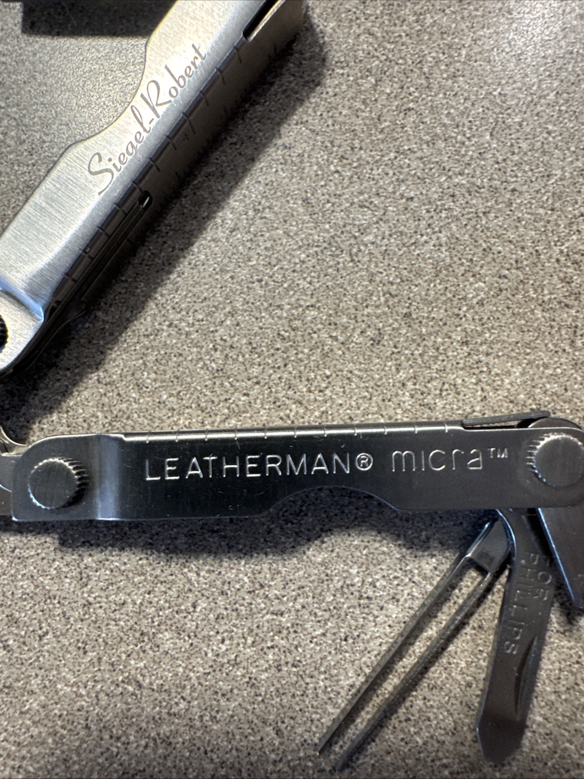 Leatherman Micra Multi-Tool Knife Scissors Key Ring Stainless 10 Tools Car Purse
