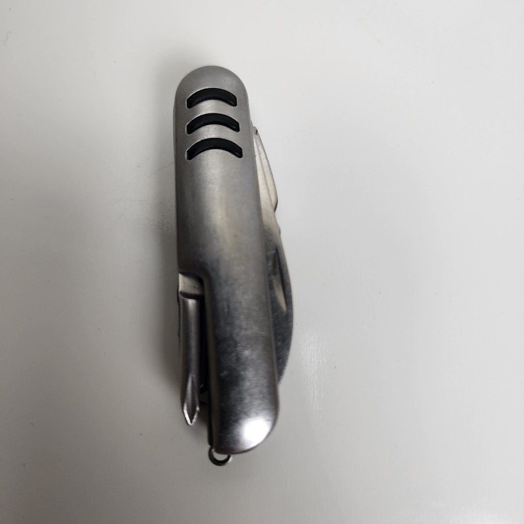 VTG 7in1 Multi 3 inch Rubber Grips Outdoor Stainless Steel Utility Camping Tool