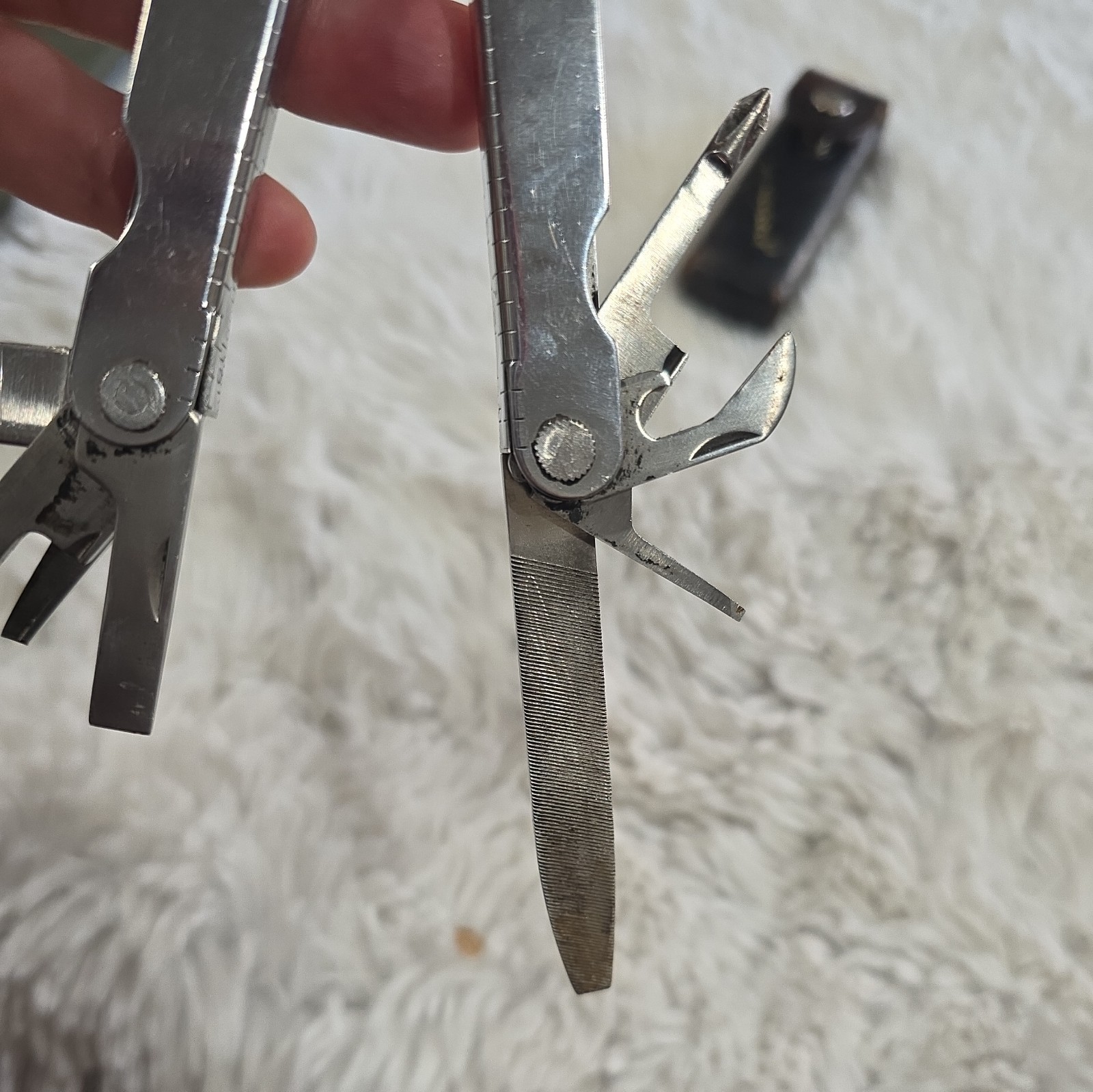 Vtg Original Leatherman Multi Tool Portland OR Leather Sheath USA
