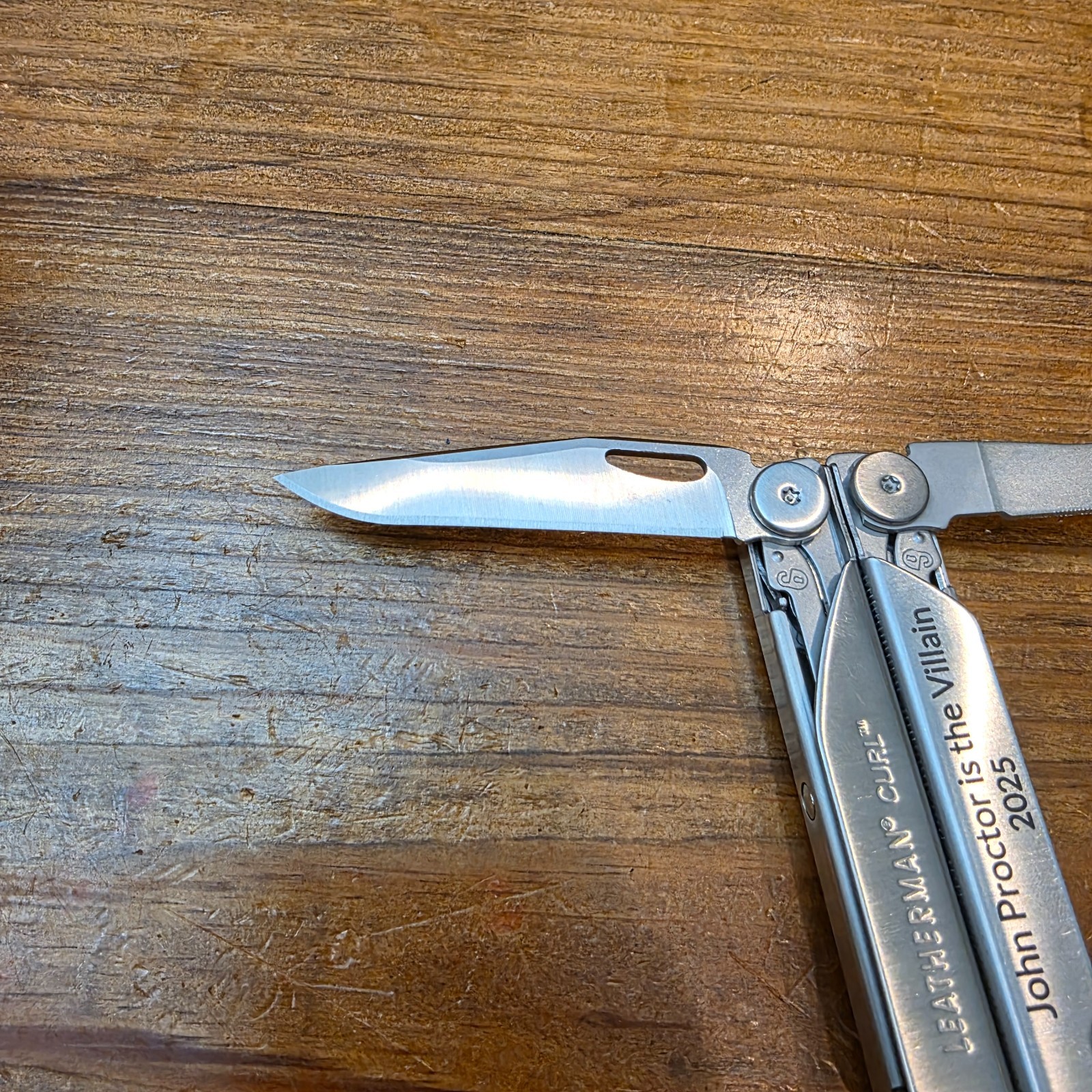 Leatherman Curl Multi-Tool with Sheath – John Proctor is the Villian Crew