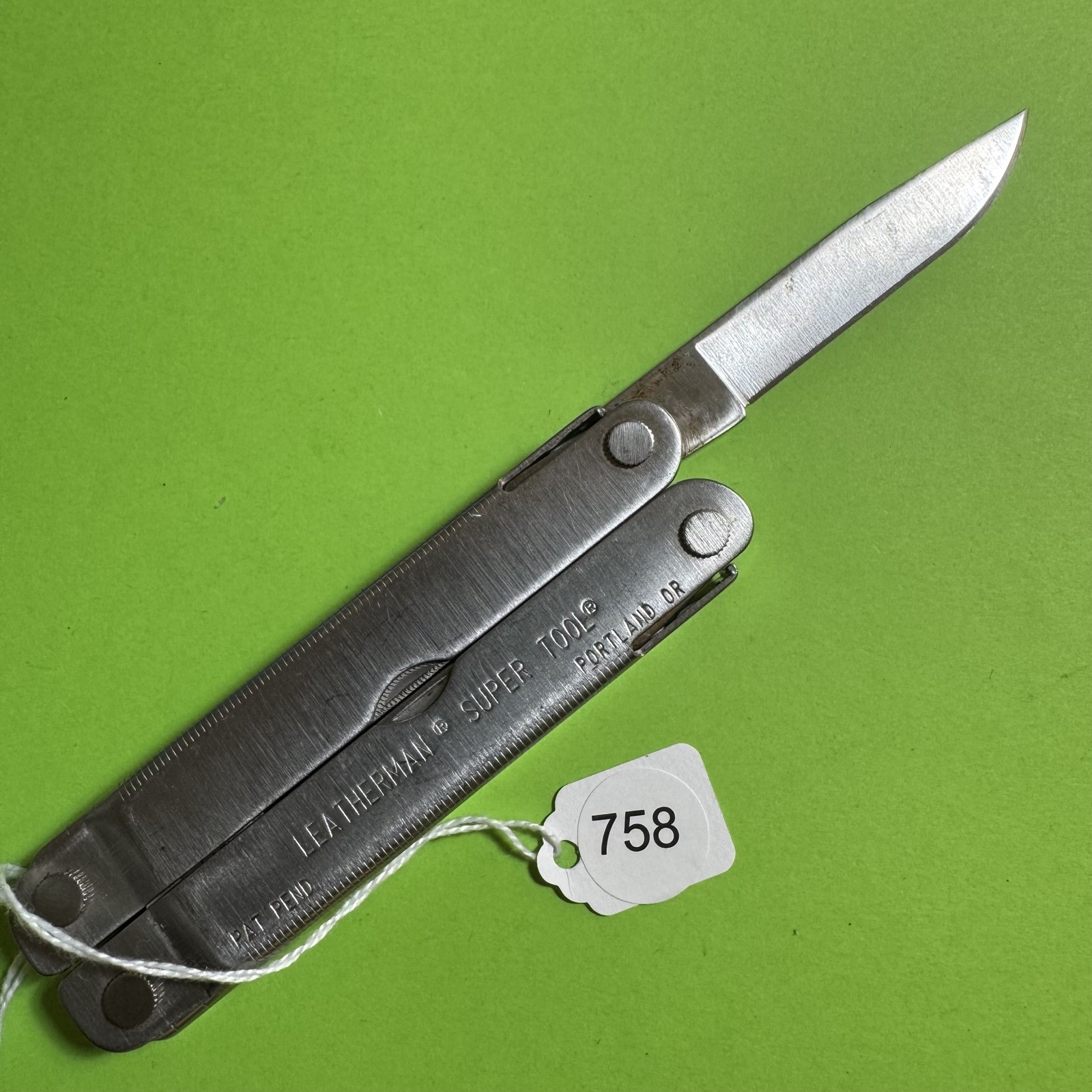 Leatherman Super Tool Plier Multi Tool Pocket Knife Stainless EDC #758