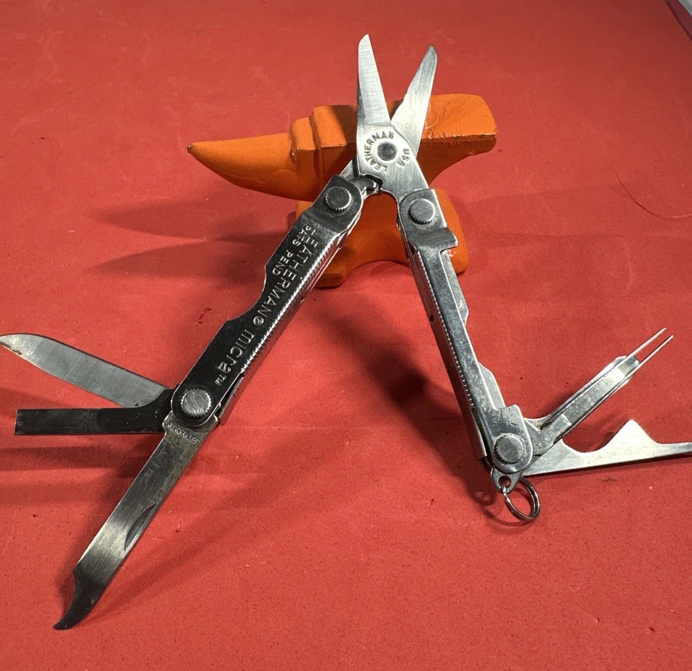 Leatherman Micra Multi-Tool, Knife, Scissors, Stainless Date 10/99