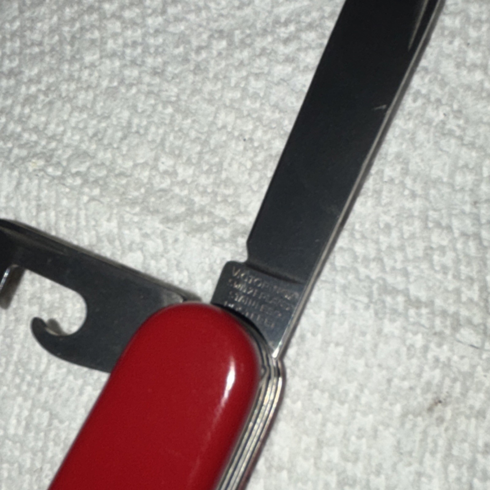 Victorinox Swiss Army Multi-Tool Stainless Steel 9 Tools w/ Case Vintage