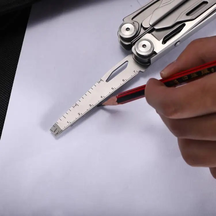 Daicamping DL10 Multi Tool Folding Pocket Knife Sheath Scissors Screw Pliers Can