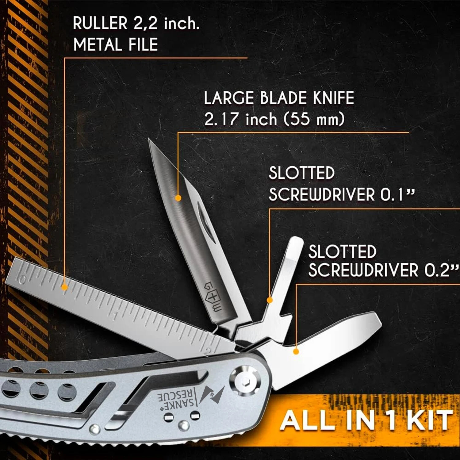 Multitool Plier Knife Screwdriver