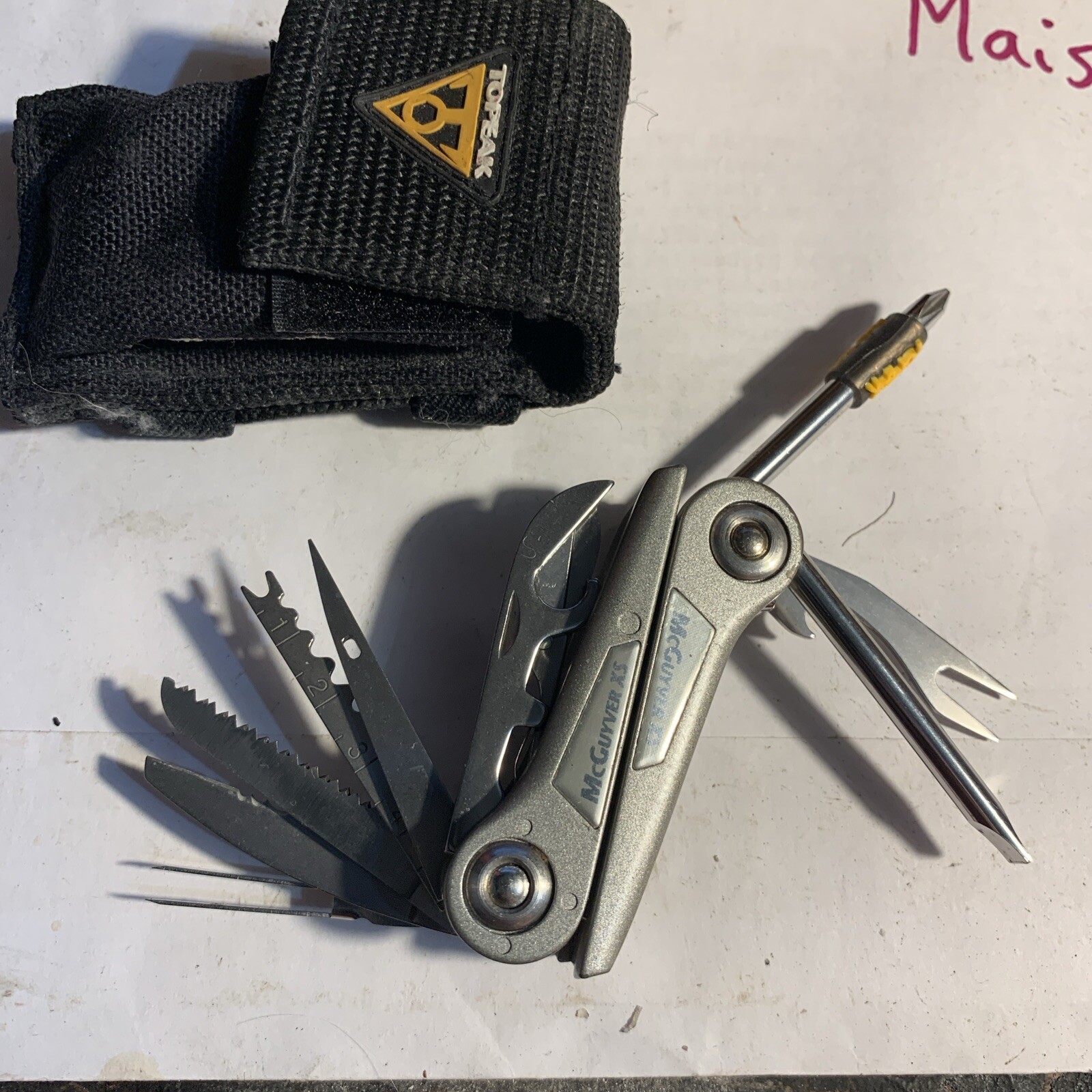 TOPEAK McGUYVER XS Multi-Tool Micro Mini Cycling Hiking MTB Camping Eddie Bauer